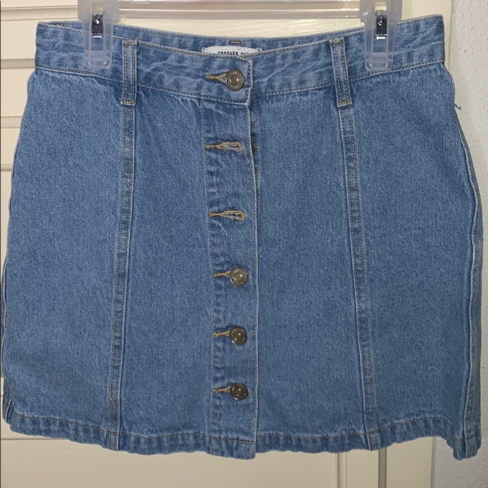 women’s jean miniskirt